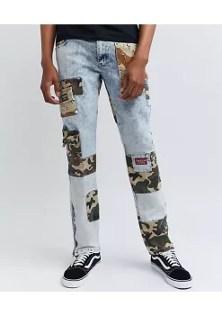Reason Clothing Camo Patchwork Jeans -Disney Princess shop Belk 1035