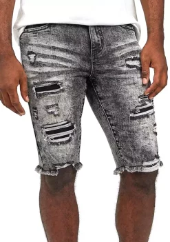 Reason Clothing OWEN DENIM MID-LENGTH SHORTS -Disney Princess shop Belk 1041