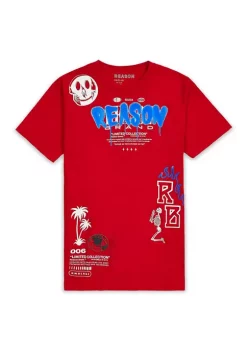 Reason Clothing Men's Short Sleeve World T-Shirt