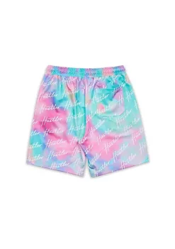 Reason Clothing HUSTLER TIE DYE FLEECE SHORTS -Disney Princess shop Belk 1078