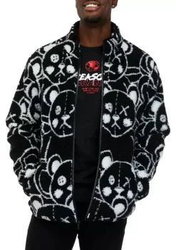 Reason Clothing Men's Teddy Sherpa Jacket