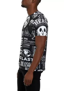 Reason Clothing Men's Short Sleeve Composition T-Shirt 6 Reason Clothing Men's Short Sleeve Composition T-Shirt -Disney Princess shop Belk 1124