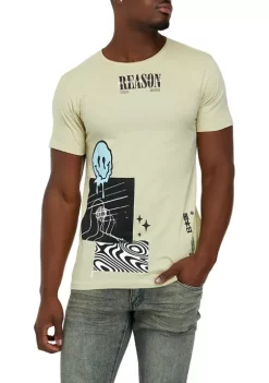 Reason Clothing Men's Short Sleeve Intelligence Graphic T-Shirt -Disney Princess shop Belk 1153