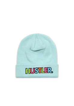 Reason Clothing Hustler Ribbed Knit Patch Beanie - Light Blue -Disney Princess shop Belk 1291