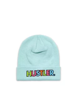 Reason Clothing Hustler Ribbed Knit Patch Beanie - Light Blue -Disney Princess shop Belk 1293