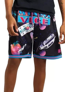 Reason Clothing MIAMI VICE FLEECE SHORTS
