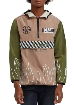 Reason Clothing Men's Built to Last Pullover Jacket