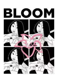 Disney Princess Bloom Grid Graphic T-Shirt -Disney Princess shop Belk 140