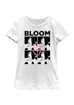 Disney Princess Bloom Grid Graphic T-Shirt -Disney Princess shop Belk 141