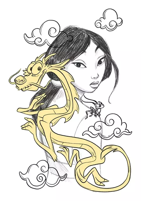 Disney Princess Mulan Graphic T-Shirt 3 Disney Princess Mulan Graphic T-Shirt - Image 3