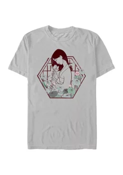 Disney Princess Mulan Lotus Graphic T-Shirt