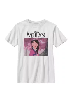 Disney Princess Simple Sakura Mulan Graphic Top