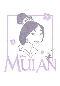 Disney Princess Soft Retro Mulan Graphic T-Shirt -Disney Princess shop Belk 201