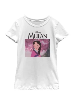 Disney Princess Simple Sakura Mulan Graphic T-Shirt