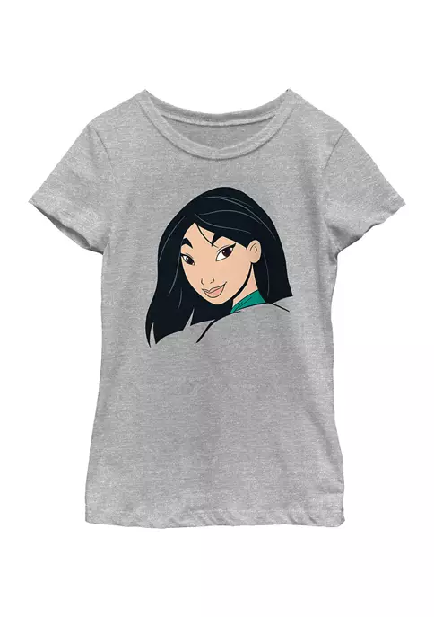 Disney Princess Mulan Head Graphic T-Shirt 4 Disney Princess Mulan Head Graphic T-Shirt - Image 4