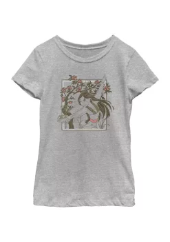Disney Princess Mulan Frame No Txt Graphic T-Shirt -Disney Princess shop Belk 298