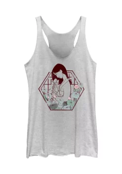 Disney Princess Mulan Lotus Graphic Tank -Disney Princess shop Belk 326
