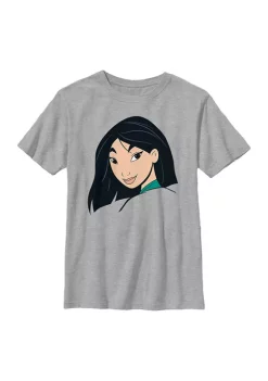 Disney Princess Mulan Head Graphic Top 7 Disney Princess Mulan Head Graphic Top -Disney Princess shop Belk 330