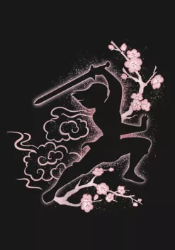 Disney Princess Mulan Glowing Blossoms Graphic T-Shirt -Disney Princess shop Belk 353