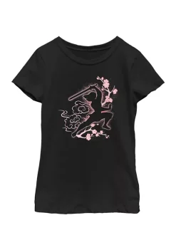 Disney Princess Mulan Glowing Blossoms Graphic T-Shirt -Disney Princess shop Belk 354