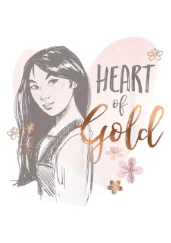 Disney Princess Heart Of Gold Graphic Top -Disney Princess shop Belk 361