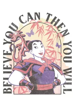 Disney Princess Mulan Pop Graphic Top -Disney Princess shop Belk 377