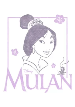 Disney Princess Soft Retro Mulan Graphic T-Shirt -Disney Princess shop Belk 427