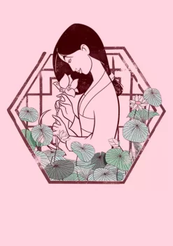 Disney Princess Mulan Lotus Graphic T-Shirt 6 Disney Princess Mulan Lotus Graphic T-Shirt -Disney Princess shop Belk 44