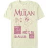 Disney Princess Mulan Grid Graphic T-Shirt