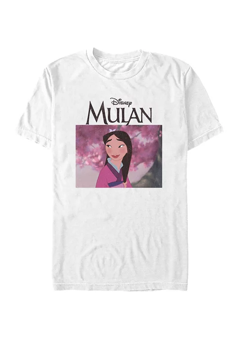 Disney Princess Simple Sakura Mulan Graphic T-Shirt 1 Disney Princess Simple Sakura Mulan Graphic T-Shirt