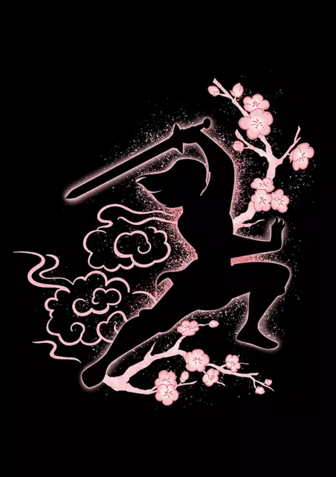 Disney Princess Mulan Glowing Blossoms Graphic T-Shirt 3 Disney Princess Mulan Glowing Blossoms Graphic T-Shirt - Image 3