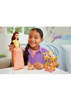 Disney Princess Belle Doll with Shiny Clothing, Tea Cart, Friends and Food Pieces Playset 8 Disney Princess Belle Doll with Shiny Clothing, Tea Cart, Friends and Food Pieces Playset -Disney Princess shop Belk 540