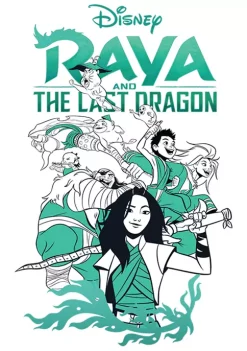 Raya and the Last Dragon Action Graphic T-Shirt -Disney Princess shop Belk 569