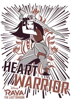 Raya and the Last Dragon Boys 4-7 Raya Heart Line Graphic T-Shirt -Disney Princess shop Belk 573