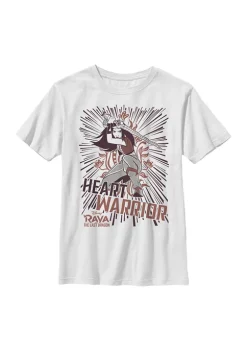 Raya and the Last Dragon Boys 4-7 Raya Heart Line Graphic T-Shirt -Disney Princess shop Belk 574
