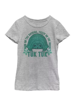 Raya and the Last Dragon Girls 4-6x Fuzzy Tuk Tuk Graphic T-Shirt -Disney Princess shop Belk 586