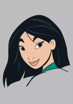 Disney Princess Mulan Head Graphic T-Shirt -Disney Princess shop Belk 60