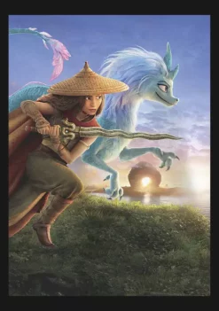 Raya and the Last Dragon Sisu Poster Graphic T-Shirt -Disney Princess shop Belk 635