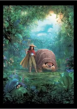 Raya and the Last Dragon Tuk Tuk Poster Graphic Top -Disney Princess shop Belk 643