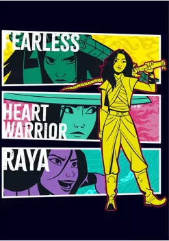 Raya and the Last Dragon Boxup Graphic T-Shirt -Disney Princess shop Belk 651