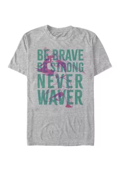Raya and the Last Dragon Be Brave Be Strong Never Waiver Overlay Graphic T-Shirt -Disney Princess shop Belk 668