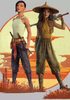 Raya and the Last Dragon And Namaari Graphic T-Shirt -Disney Princess shop Belk 689