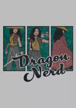 Raya and the Last Dragon Nerd Graphic T-Shirt -Disney Princess shop Belk 693