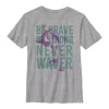 Raya and the Last Dragon Boys 4-7 Be Brave Be Strong Never Waiver Overlay Graphic T-Shirt