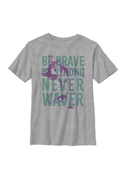 Raya and the Last Dragon Boys 4-7 Be Brave Be Strong Never Waiver Overlay Graphic T-Shirt -Disney Princess shop Belk 718