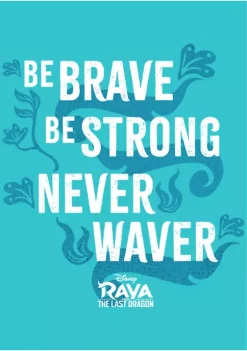 Raya and the Last Dragon Girls 4-6x Be Brave Graphic T-Shirt -Disney Princess shop Belk 725