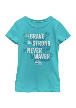 Raya and the Last Dragon Girls 4-6x Be Brave Graphic T-Shirt -Disney Princess shop Belk 726