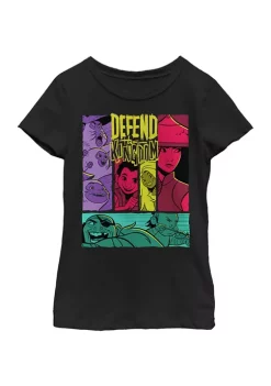 Raya and the Last Dragon Girls 4-6x Raya Comic Strips Graphic T-Shirt -Disney Princess shop Belk 738