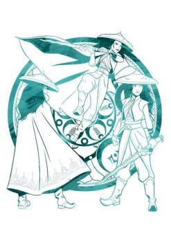 Raya and the Last Dragon Watercolor Graphic T-Shirt -Disney Princess shop Belk 781