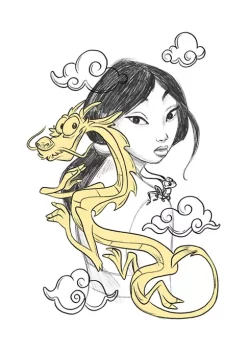 Disney Princess Mulan Graphic T-Shirt -Disney Princess shop Belk 84